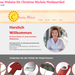Neue Website für Christine Michele Werbeartikel