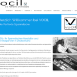 Homepage Relaunch für die Firma VOCIL