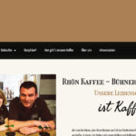 Neue Homepage mit integriertem Onlineshop für Rhön Kaffee!