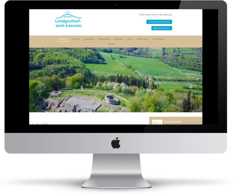 Neue Homepage für den Landgasthof zum Löwen in Bischofsheim/Unterweißenbrunn